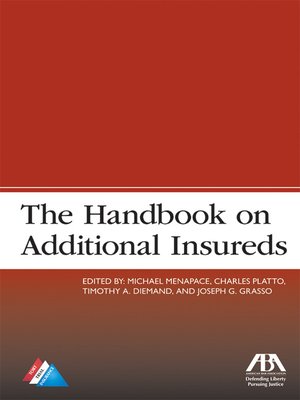 cover image of Handbook on Additional Insureds